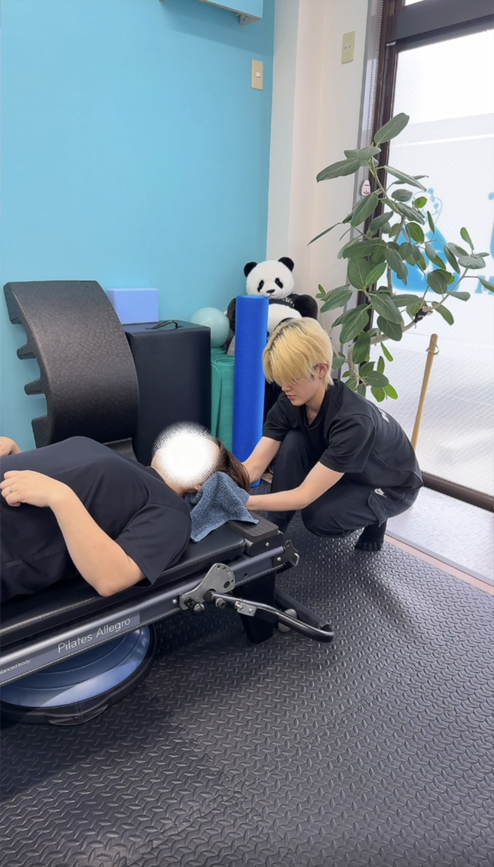 筋力トレーニングの様子